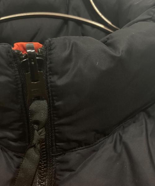 THE NORTH FACE（ザ ノース フェイス）THE NORTH FACE (ザ ノース フェイス) ヌプシダウンベスト オレンジ×ブラック サイズ:MEDIUMの古着・服飾アイテム