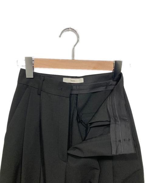 Didot.showroom（Didot.showroom）Didot.showroom (Didot.showroom) ローライズツータックワイドスラックス ブラック サイズ:Sの古着・服飾アイテム