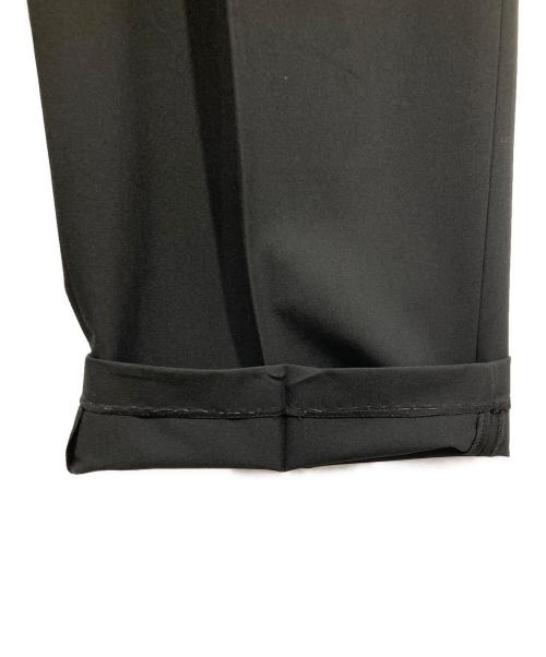 Didot.showroom（Didot.showroom）Didot.showroom (Didot.showroom) ローライズツータックワイドスラックス ブラック サイズ:Sの古着・服飾アイテム