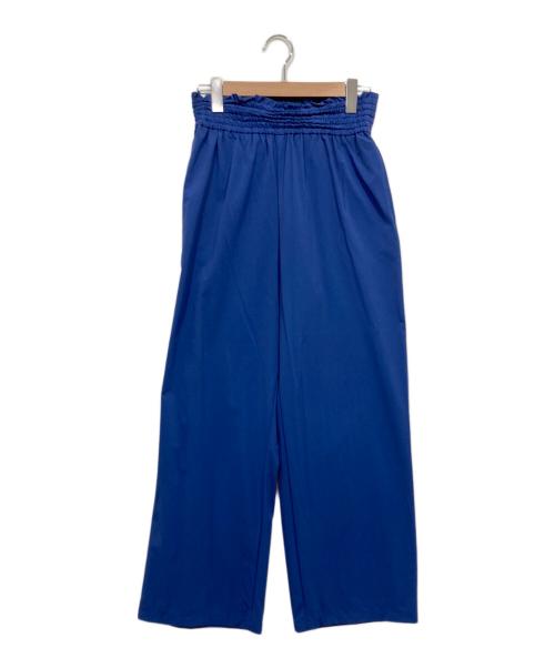 JOURNAL STANDARD（ジャーナルスタンダード）JOURNAL STANDARD (ジャーナルスタンダード) ナイロンストレッチワイドパンツ ブルー サイズ:FREEの古着・服飾アイテム