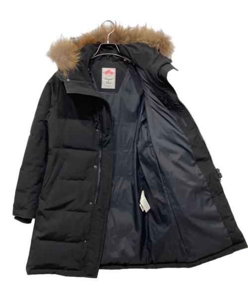 DANTON（ダントン）DANTON (ダントン) フード付きダウンコート ブラック サイズ:36の古着・服飾アイテム
