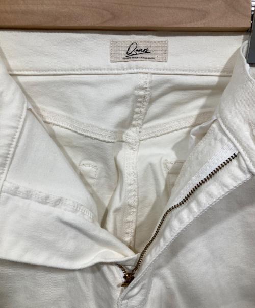 Q.anos（キュアノス）Q.anos (キュアノス) リラックススーパーワイドデニム ホワイト サイズ:1の古着・服飾アイテム