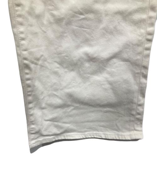 Q.anos（キュアノス）Q.anos (キュアノス) リラックススーパーワイドデニム ホワイト サイズ:1の古着・服飾アイテム