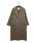 green label relaxingグリーンレーベルリラクシング）の古着「ロングチェスターコート」｜ブラウン
