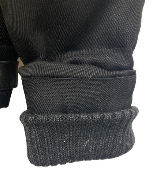 5351 pour les hommes（5351プールオム）5351 pour les hommes (5351プールオム) ムートンレザー切替ダウンジャケット ブラック サイズ:1の古着・服飾アイテム