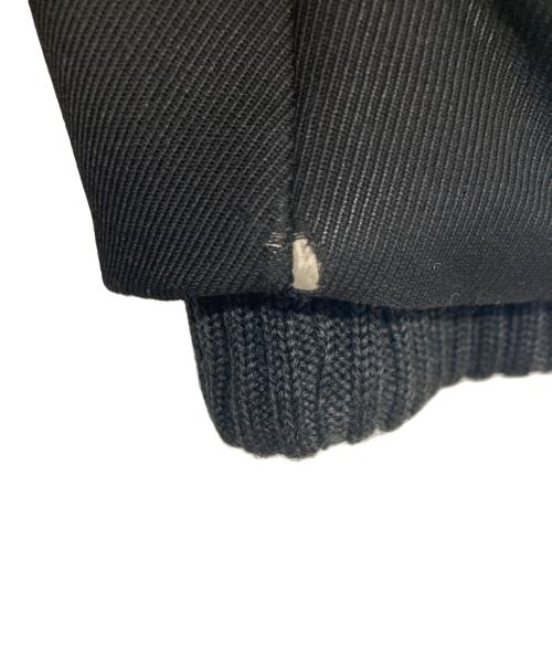 5351 pour les hommes（5351プールオム）5351 pour les hommes (5351プールオム) ムートンレザー切替ダウンジャケット ブラック サイズ:1の古着・服飾アイテム