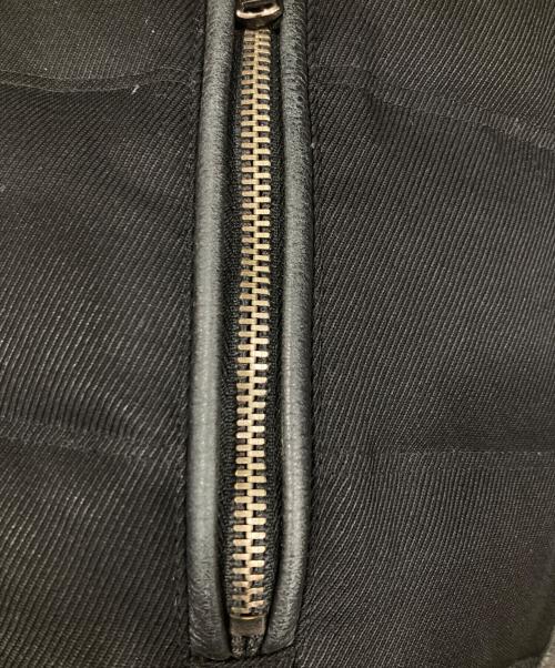 5351 pour les hommes（5351プールオム）5351 pour les hommes (5351プールオム) ムートンレザー切替ダウンジャケット ブラック サイズ:1の古着・服飾アイテム