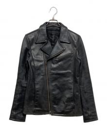 FUGA（フーガ）の古着「ダブルライダースジャケット」｜ブラック