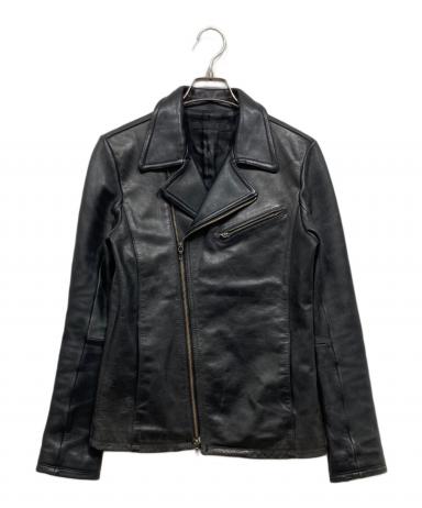 中古・古着通販】FUGA (フーガ) ダブルライダースジャケット ブラック