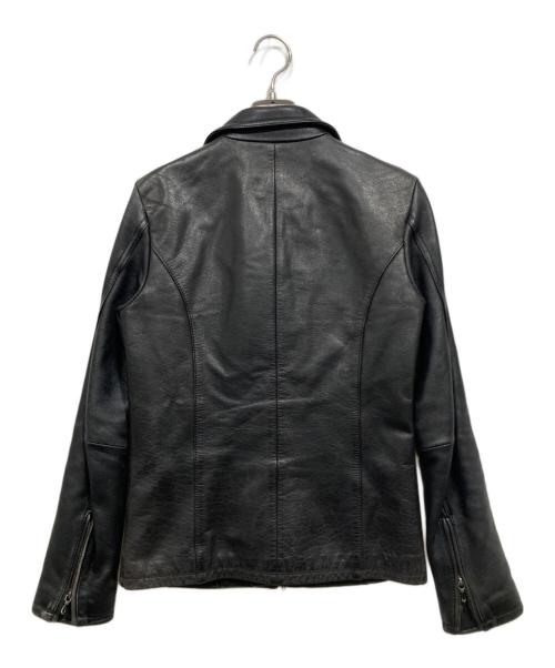 FUGA（フーガ）FUGA (フーガ) ダブルライダースジャケット ブラック サイズ:44の古着・服飾アイテム