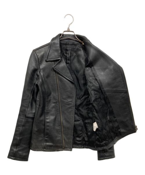 FUGA（フーガ）FUGA (フーガ) ダブルライダースジャケット ブラック サイズ:44の古着・服飾アイテム
