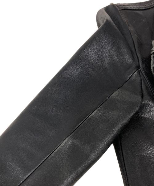 FUGA（フーガ）FUGA (フーガ) ダブルライダースジャケット ブラック サイズ:44の古着・服飾アイテム