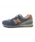 NEW BALANCE (ニューバランス) ローカットスニーカー ブルー サイズ:24.0cm：7000円