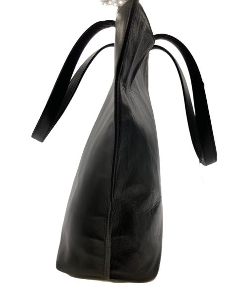 PAUL SMITH（ポールスミス）PAUL SMITH (ポールスミス) レザートートバッグ ブラックの古着・服飾アイテム