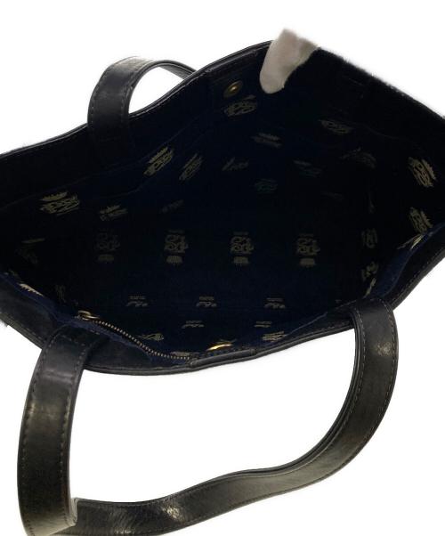 PAUL SMITH（ポールスミス）PAUL SMITH (ポールスミス) レザートートバッグ ブラックの古着・服飾アイテム