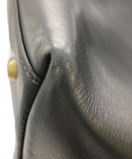 PAUL SMITH（ポールスミス）PAUL SMITH (ポールスミス) レザートートバッグ ブラックの古着・服飾アイテム