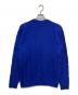 Coogi (クージー) atmos (アトモス) PO CN BLUE BLUE/プルオーバークルーネックニット ブルー サイズ:L 未使用品：12000円