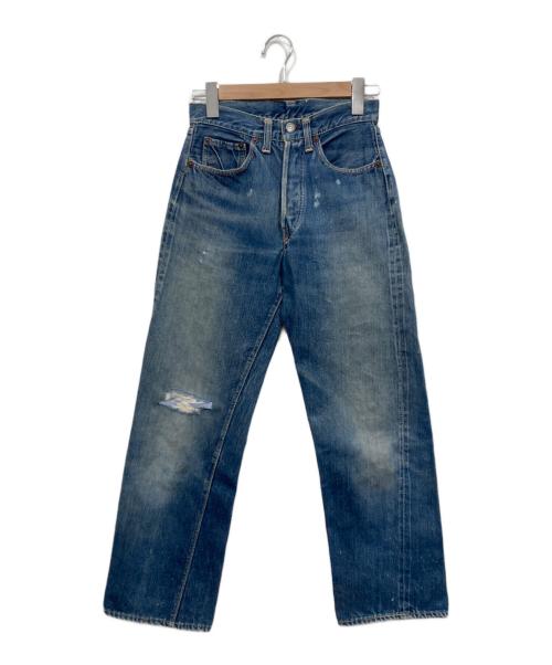 LEVI'S（リーバイス）LEVI'S (リーバイス) 501XXデニムパンツ/ボタン裏E フライボタン☓3 オフセット 足長R 隠しリベットあり アルミリベット ブルー サイズ:表記なしの古着・服飾アイテム