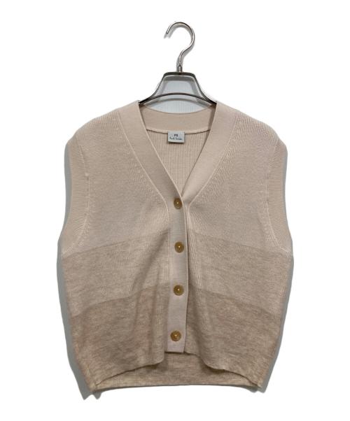 PAUL SMITH（ポールスミス）PAUL SMITH (ポールスミス) ニットベスト アイボリー サイズ:Mの古着・服飾アイテム
