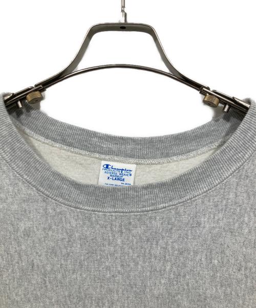 Champion REVERSE WEAVE（チャンピオン リバース ウィーブ）Champion REVERSE WEAVE (チャンピオン リバース ウィーブ) BEAMS GOLF (ビームスゴルフ) クルーネックスウェット グレー サイズ:XLの古着・服飾アイテム