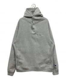Champion REVERSE WEAVE（チャンピオン リバース ウィーブ）の古着「プルオーバーパーカー」｜グレー