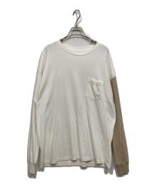 KAPTAIN SUNSHINE（キャプテンサンシャイン）の古着「West Coast Long Sleeved Tee」｜ベージュ