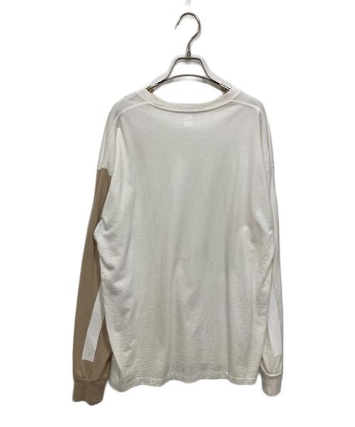 KAPTAIN SUNSHINE（キャプテンサンシャイン）KAPTAIN SUNSHINE (キャプテンサンシャイン) West Coast Long Sleeved Tee ベージュ サイズ:40の古着・服飾アイテム