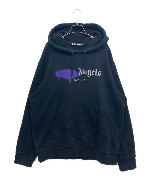 Palm Angels（パーム エンジェルス）Palm Angels (パーム エンジェルス) Sprayed Hoodie ブラック サイズ:XLの古着・服飾アイテム