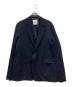 CLANE HOMME（クラネ オム）の古着「STRETCH WOOL 2B JACKET」｜ネイビー