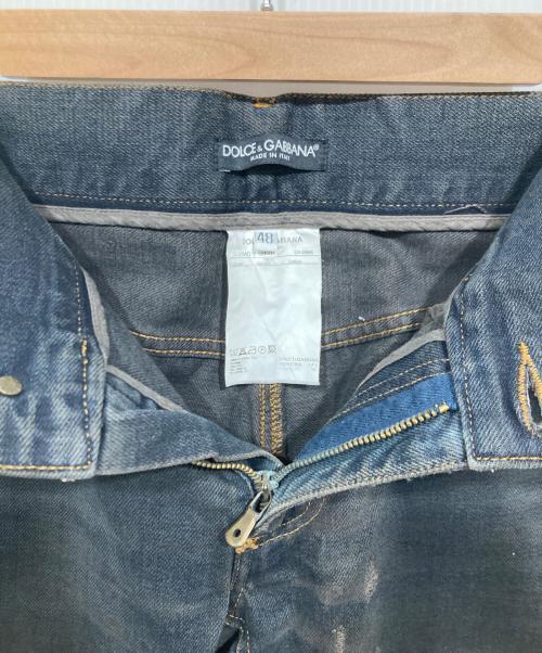 DOLCE & GABBANA（ドルチェ＆ガッバーナ）DOLCE & GABBANA (ドルチェ＆ガッバーナ) デニムパンツ ブラック サイズ:48の古着・服飾アイテム