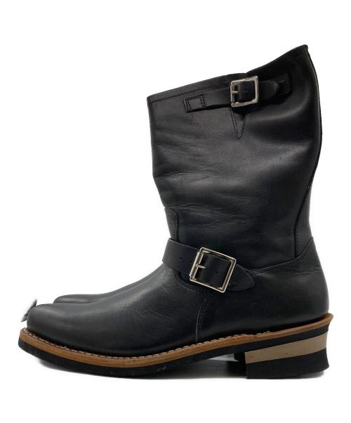 G.T.HAWKINS（ジーティーホーキンス）G.T.HAWKINS (ジーティーホーキンス) エンジニアブーツ ブラック サイズ:9の古着・服飾アイテム