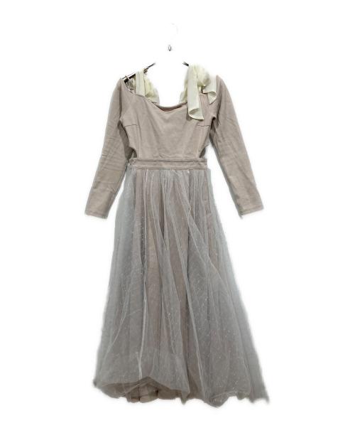 Resexxy（リゼクシー）Resexxy (リゼクシー) シャイニーフレアワンピース アイボリー サイズ:Freeの古着・服飾アイテム