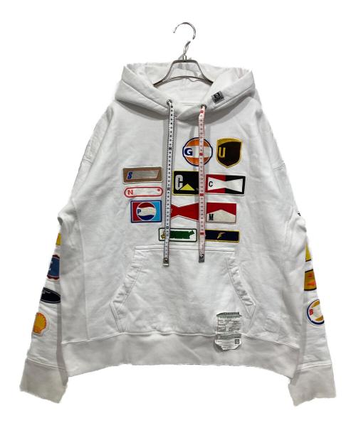 Maison MIHARA YASUHIRO（メゾン ミハラ ヤスヒロ）Maison MIHARA YASUHIRO (メゾン ミハラ ヤスヒロ) Wappen Hoodie ホワイト サイズ:48の古着・服飾アイテム