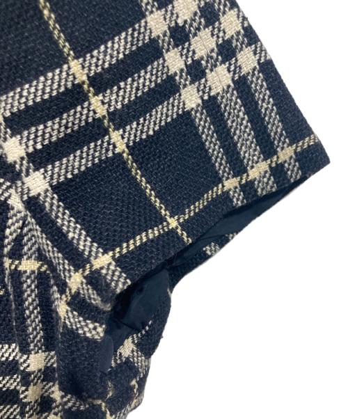 BURBERRY LONDON（バーバリーロンドン）BURBERRY LONDON (バーバリーロンドン) ノースリーブ・キャミソールワンピース ネイビー サイズ:40の古着・服飾アイテム