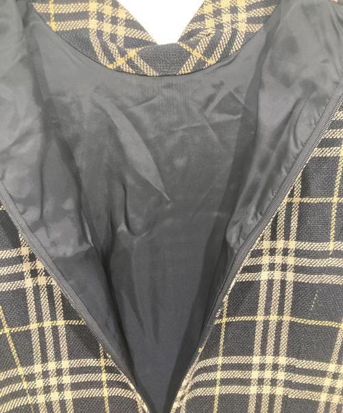 BURBERRY LONDON（バーバリーロンドン）BURBERRY LONDON (バーバリーロンドン) ノースリーブ・キャミソールワンピース ネイビー サイズ:40の古着・服飾アイテム