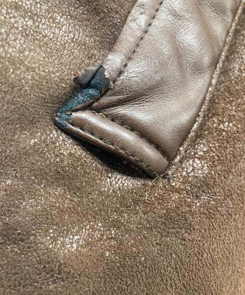 LAGUA GEM（ラグアジェム）LAGUA GEM (ラグアジェム) フェイクムートンジャケット ブラウン サイズ:Freeの古着・服飾アイテム