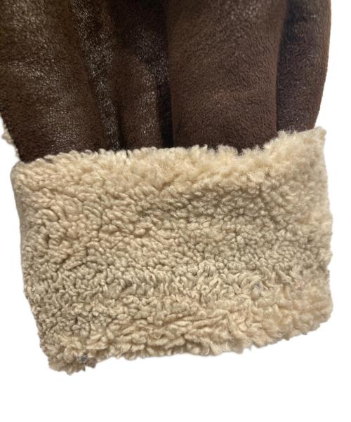 LAGUA GEM（ラグアジェム）LAGUA GEM (ラグアジェム) フェイクムートンジャケット ブラウン サイズ:Freeの古着・服飾アイテム