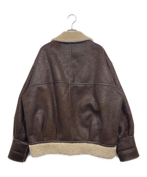LAGUA GEM（ラグアジェム）LAGUA GEM (ラグアジェム) フェイクムートンジャケット ブラウン サイズ:Freeの古着・服飾アイテム