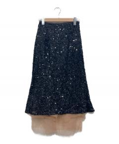 中古・古着通販】machatt (マチャット) キルティングスカート ブラウン