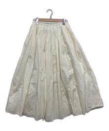 BABYLONE（バビロン）の古着「タフタボリュームスカート」｜アイボリー