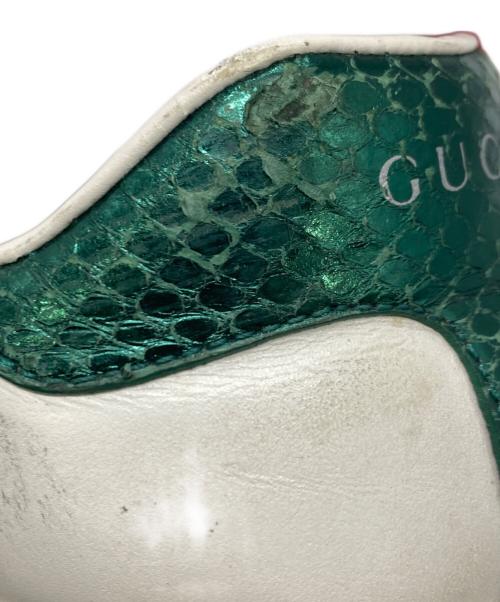 GUCCI（グッチ）GUCCI (グッチ) ビー刺繍ローカットスニーカー /  Ace Embroidered ホワイト サイズ:25.5㎝の古着・服飾アイテム