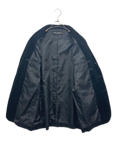 ISSEY MIYAKE（イッセイミヤケ）ISSEY MIYAKE (イッセイミヤケ) コーデュロイジャケット ブラック サイズ:2の古着・服飾アイテム