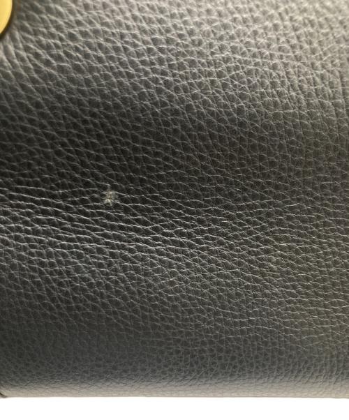 Christian Dior（クリスチャン ディオール）Christian Dior (クリスチャン ディオール) 横長レザーハンドバッグ / イーストウエストバッグ ブラックの古着・服飾アイテム