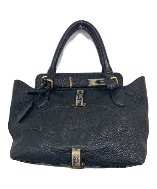 FENDI（フェンディ）FENDI (フェンディ) ヴィラボルゲーゼ ハンドバッグ ブラックの古着・服飾アイテム