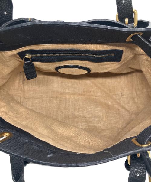 FENDI（フェンディ）FENDI (フェンディ) ヴィラボルゲーゼ ハンドバッグ ブラックの古着・服飾アイテム