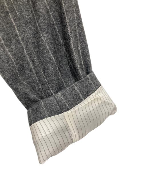 ALTISAN（アルチザン）ALTISAN (アルチザン) ウールスパンコールテーラードジャケット グレー サイズ:11の古着・服飾アイテム