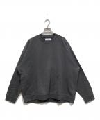 Graphpaper×LOOPWHEELERグラフペーパー×ループウィラー）の古着「クルーネックスウェット / Raglan Sweat」｜グレー