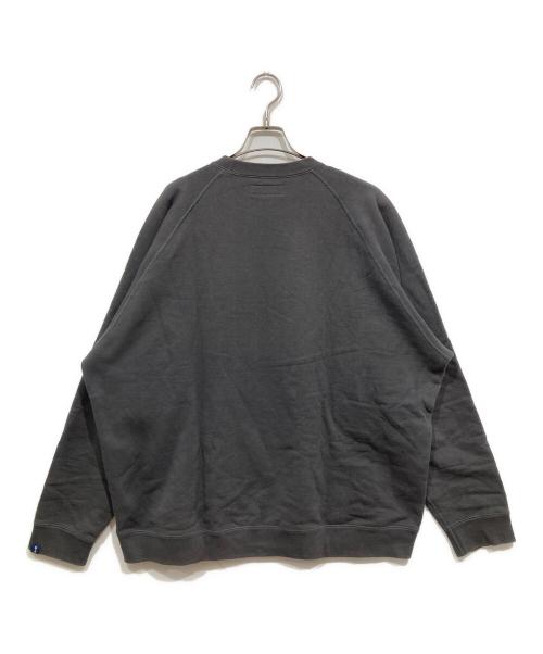 Graphpaper（グラフペーパー）Graphpaper (グラフペーパー) LOOPWHEELER (ループウィラー) クルーネックスウェット / Raglan Sweat グレー サイズ:2の古着・服飾アイテム