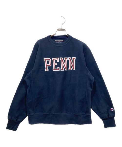 Champion REVERSE WEAVE（チャンピオン リバース ウィーブ）Champion REVERSE WEAVE (チャンピオン リバース ウィーブ) クルーネックスウェット ネイビー サイズ:Mの古着・服飾アイテム