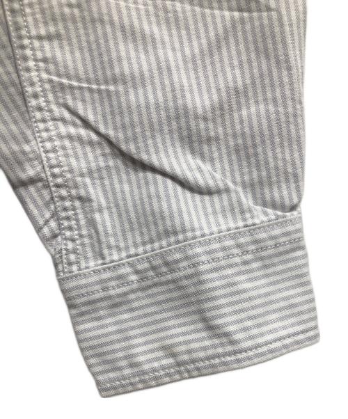 THE NORTHFACE PURPLELABEL（ザ・ノースフェイス パープルレーベル）THE NORTHFACE PURPLELABEL (ザ・ノースフェイス パープルレーベル) Cotton Polyester OX Band Collar Shirt ブルー サイズ:Lの古着・服飾アイテム